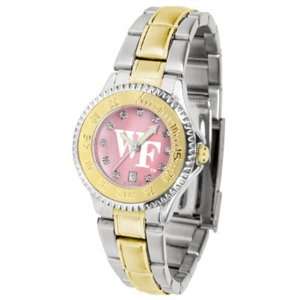 Forest Demon Deacons Competitor Ladies Watch with Mother of Pearl Dial 