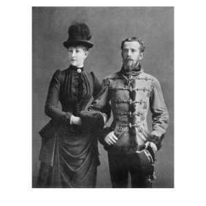  Crown Prince Rudolf of Austria with his wife Stéphanie of 