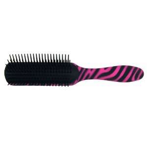  Denman Hair Brush D3 Zebra Pink Beauty