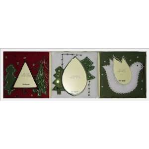  Pier 1 Imports   Fabric & Bead Christmas Holiday Frames 