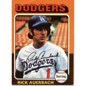  1975 Topps #588 Rick Auerbach Los Angeles Dodgers Baseball 