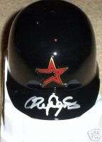 Roger Clemens signed Houston Astros baseball mini helmet auto COA 