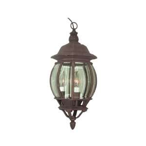 Woodbridge Lighting 61005 RTP Basic 3 Light Outdoor Pendant, Powder 