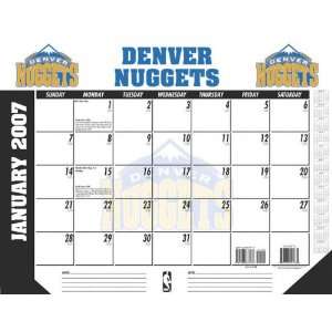 Denver Nuggets 22x17 Desk Calendar 2007