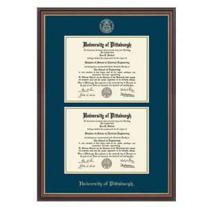    Pittsburgh Panthers Double Doc Diploma Frame