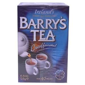 Barrys Decaffeinated Tea (40 Tea Bags)  Grocery & Gourmet 