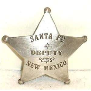  Deputy Sante Fe New Mexico Obsolete West Police Badge Star 