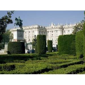 Royal Palace, Plaza De Oriente, Madrid, Spain, Europe Photographic 