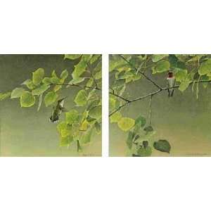  Robert Bateman   Hummingbird Pair Diptych Artists Proof 2 