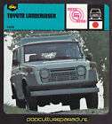 1978 TOYOTA LANDCRUISER Japan Truck SUV PICTURE CARD