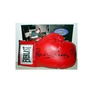  Rowdy Roddy Piper autographed Boxing Glove Sports 