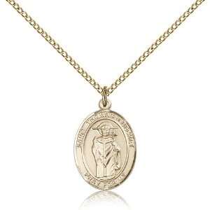  IceCarats Designer Jewelry Gift Gold Filled St. Thomas A Becket 
