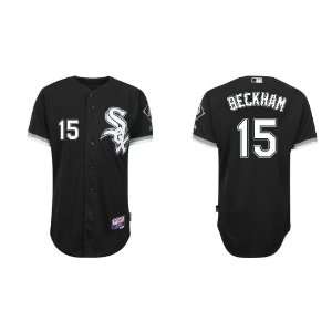  Chicago White Sox #15 Beckham Black 2011 MLB Authentic 