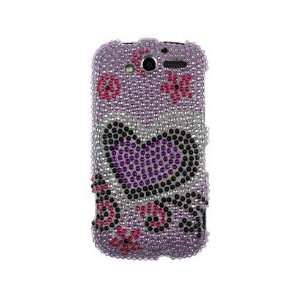  Hard Diamond Phone Design Cover Case Purple Love For T 