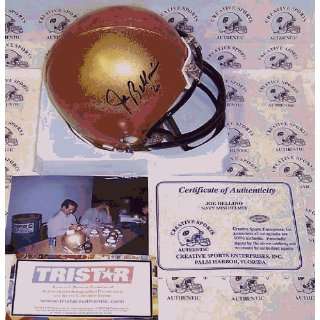 Joe Bellino   Riddell   Autographed Mini Helmet   Navy  