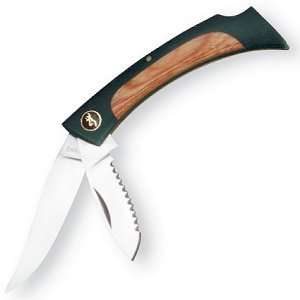 Browning Featherweight Fish & Bird Folder Lockback AUS 8A Blade Knife 