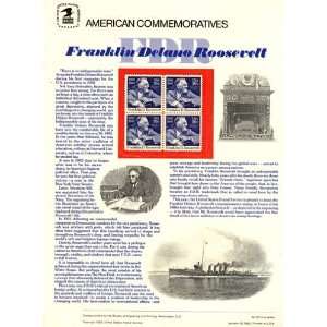   Anniversary Birth Franklin Delano Roosevelt Issued 1982 Scott # 1950
