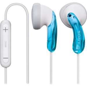  Blue Earbuds with In Line iPod® Remote Electronics