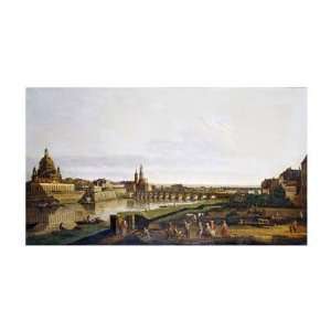  A View of Dresden Bellotto Bernardo. 34.00 inches by 20 