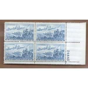  Stamps US Detroit Skyline and Cadillac Landing Sc1000 