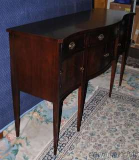 Beautiful Federal Style Mahogany Wood Hickory Chair Sideboard W 