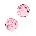 Swarovski Crystal 5000 Rnd Beads 4mm Rose Pink (12)  