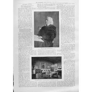  Professor Blackie Of Edinburgh 1895 Antique Print