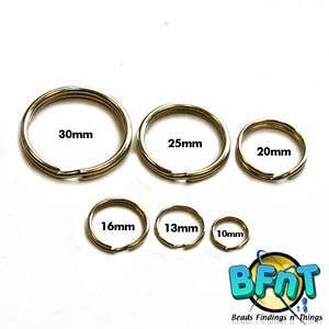 16mm British Made Split Rings / Key Rings 100 per pack  