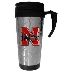   Nebraska Cornhuskers NCAA Diamond Plate Travel Mug