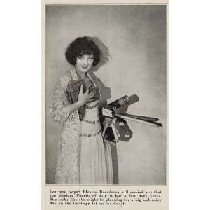  1923 Halftone Print Eleanor Boardman Silent Film Star 