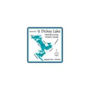  Dickey Lake 4.25 Square Absorbent Coaster Kitchen 