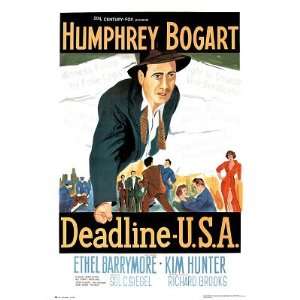  Deadline USA Movie (Humphrey Bogart) Poster Print