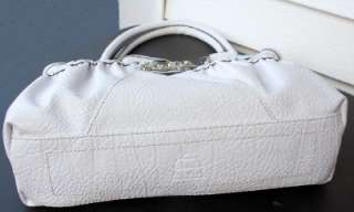 Kathy Van Zeeland WHITE Diamond Girl Belt Shopper Bag  
