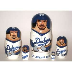 Los Angeles Dodgers * MLB Baseball or any team Russian Nesting doll 5 