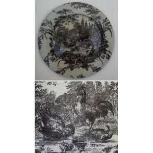  13 Hen, Rooster and Chicks Platter Charger   Set of 4 