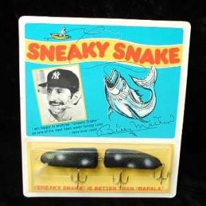  Billy Martin Sneaky Snake Fishing Lure Yankee
