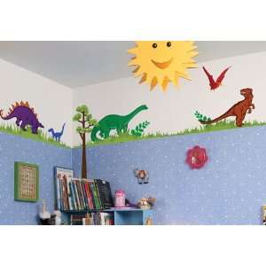  Art Appliques   Dinos Wall Decals Baby