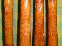 UNIQUE  Hand Carved Teak Wood Didgeridoo Didjeridoo  