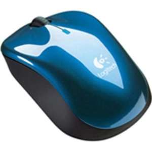 V470 Blue Cordless Laser Mouse For Notebooks With Bluetooth Scroll 