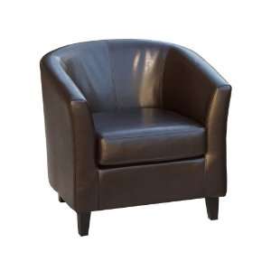  BEST Preston Club Chair, Brown