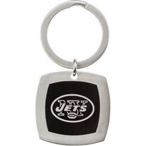  Stainless Steel New York Jets Logo Keychain Sports 