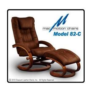   MacMotion Model #82C Microfiber Recliner and Ottoman