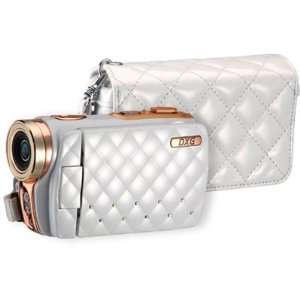   HD Fashion Camcorder Riviera White with 4GB SD Card/Batte Electronics