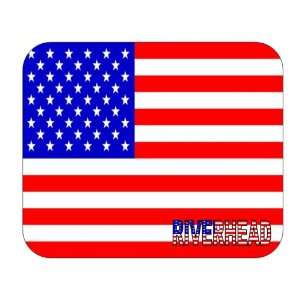  US Flag   Riverhead, New York (NY) Mouse Pad Everything 