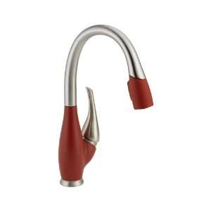 Delta Faucet 9158 SR DST Fuse, Single Handle Pull Down Kitchen Faucet 