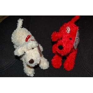    Aurora White & Red Dog Puppy Love 8 Valentines Day Toys & Games