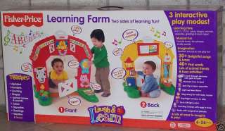 FISHER PRICE LAUGH & LEARN FARM 3 PLAY MODES  