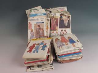 Lot 50+ Vintage McCalls Simplicity Sewing Patterns Womens Clothing 