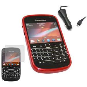  iTALKonline ProGel TRIO RED Soft GEL Case/Cover/Skin, LCD 