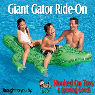 Intex Giant Gator Ride On Inflatable Float Tube  
